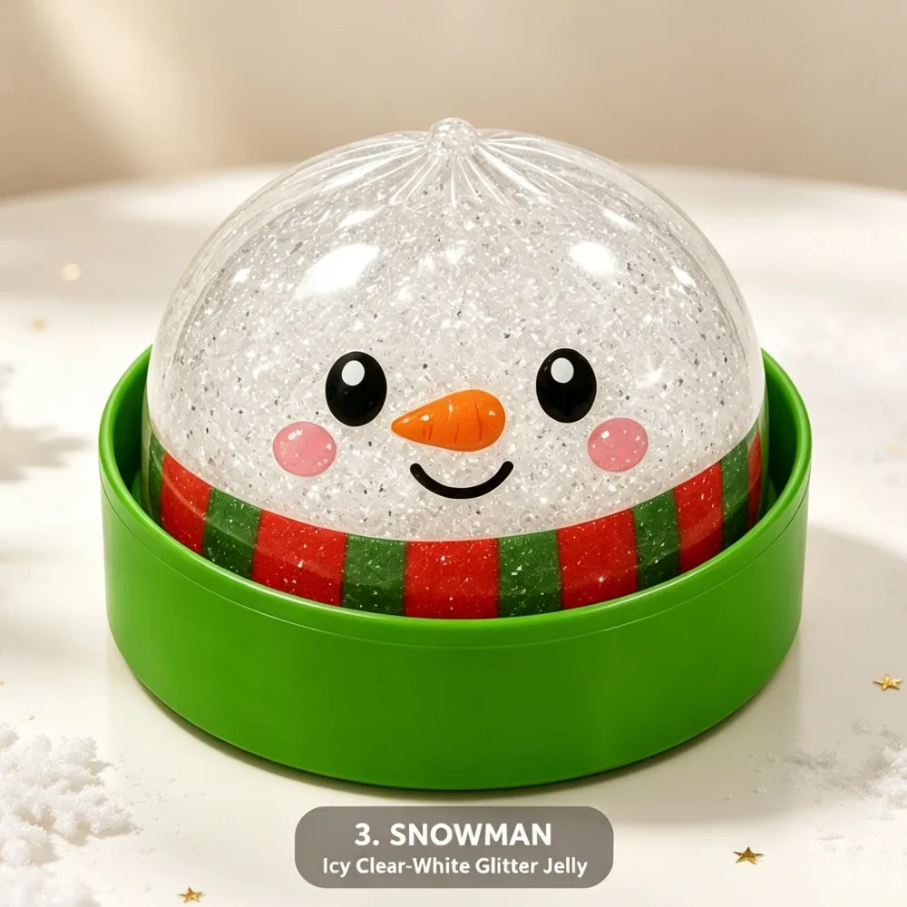 Niedliches Weihnachts-Bun-Squeeze-Stressabbau-Spielzeug, Quetschbares Bun-Spielzeug zum Stressabbau, Büro-Greifspielzeug, Geschenk, Schreibtischdekoration – Detail 19