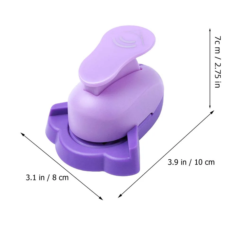 Punzonatrice ad angolo cavo per artigianato in carta, strumento per la creazione di colori casuali, punzonatrice per carta per scrapbooking fai da te per progetti fai da te