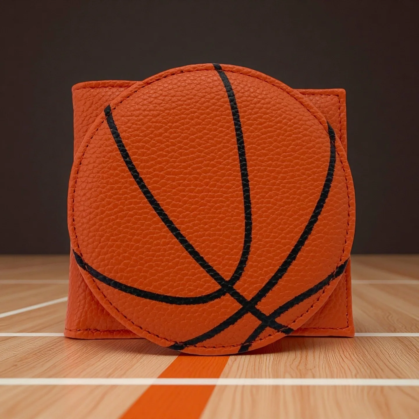 Basketball Short Wallet Pu Leather Cartoon Cute Wallet Great Gift for Boys