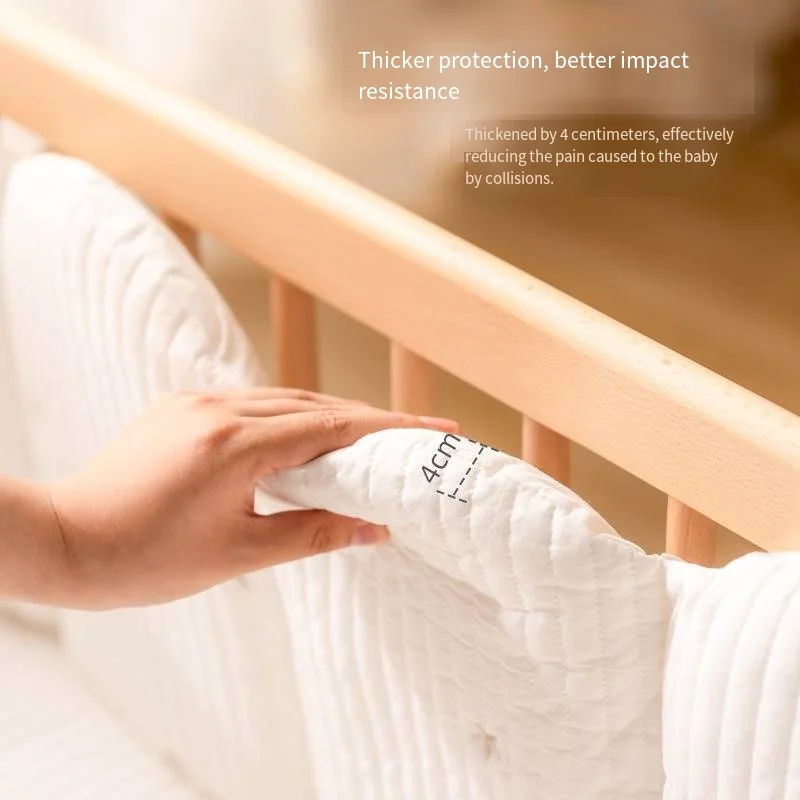 2025 Crib Fence Soft Pack Children's Splicing Bed High Border Protection Anti-collision Anti-fall Bed Baby Guardrail Bed Bumper