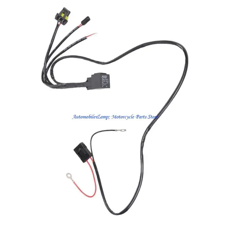 H7BD High Conductivity Motorcycle Light Harness Universal Anti Wear Wire Headlight Harness Suitable for Low High Beams