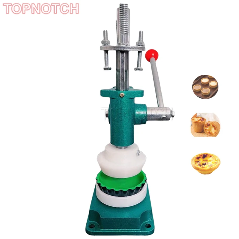 Commercial Egg Tart Skin Press Making Machine Manual Bake Custard Tart Shell Molding Former Machines