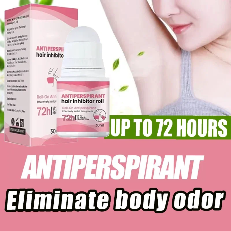 Body Odor Antiperspirant Long Lasting Hair Inhibitor Roll Underarm Sweat Deodorizer Dry Removal Eliminate Badly Smell Skin Care