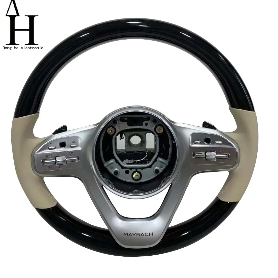 

Wooden steering wheel for Mercedes-Benz Maybach GT W190 C190 W205 C205 W166 W167 W177 W213 W217 C217 W222 W223 W253 W257 W292 W4