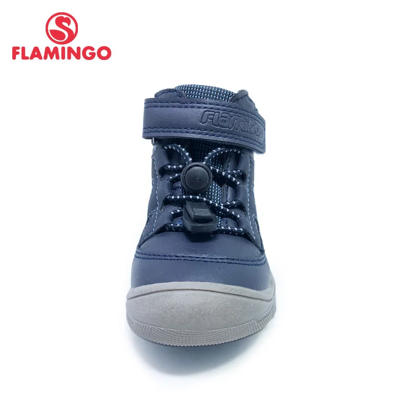 FLAMINGO Brand Lace-Up Boots Warm Anti-slip Arch Size 22-27 Kids Shoe for boy Free Shipping 202B-Z5-2049