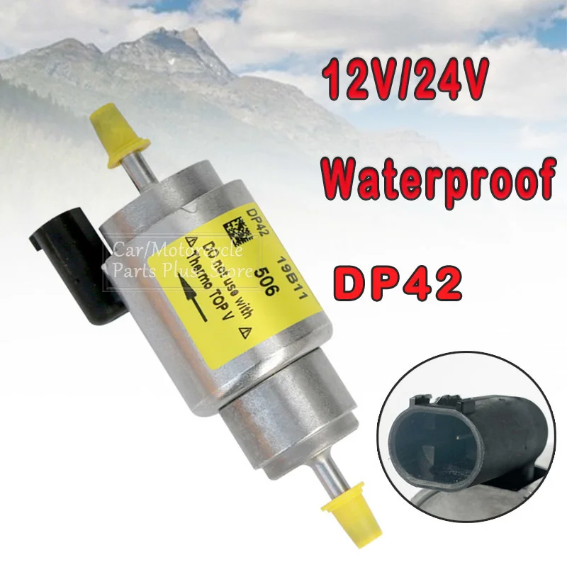 

Auto Parts 12V/24V Fuel Pump DP42 for Webasto Diesel 1322839A 1314848C 9019847C 2KW AT2000STC Air Parking Heaters Car Accessorie