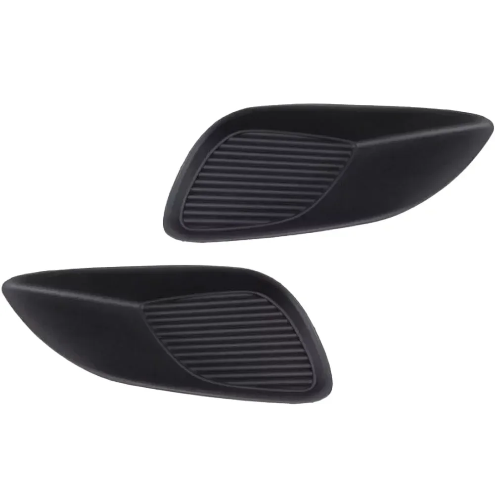 1 Pair Of Front Fog Lampshades Fog Light Covers Set For Toyota For Yaris 2007-2012 Driver And Passenger Side