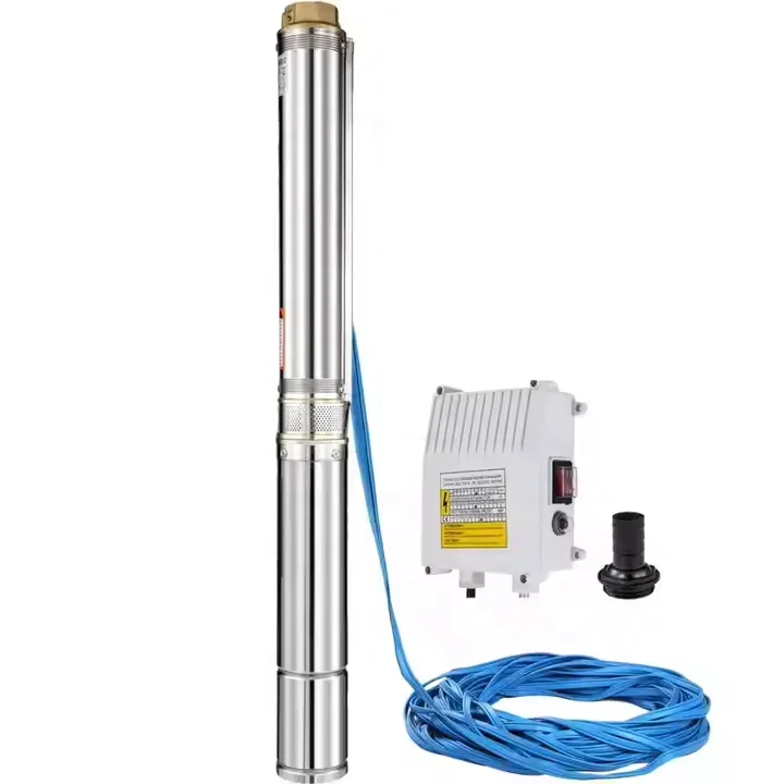 4SDM6-15 Single-phase 2HP High-Pressure Submersible Water Pump for Agriculture Irrigation & Deep Well Borehold Pump