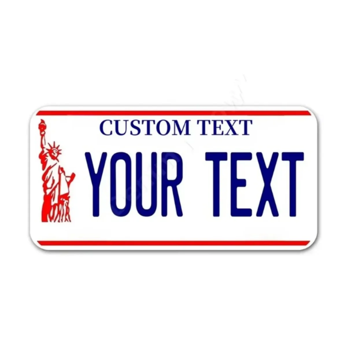 Exquisite Custom Aluminum License Plate | Personalize with Text/Name | One-of-a-Kind Metal Wall Art for Bars