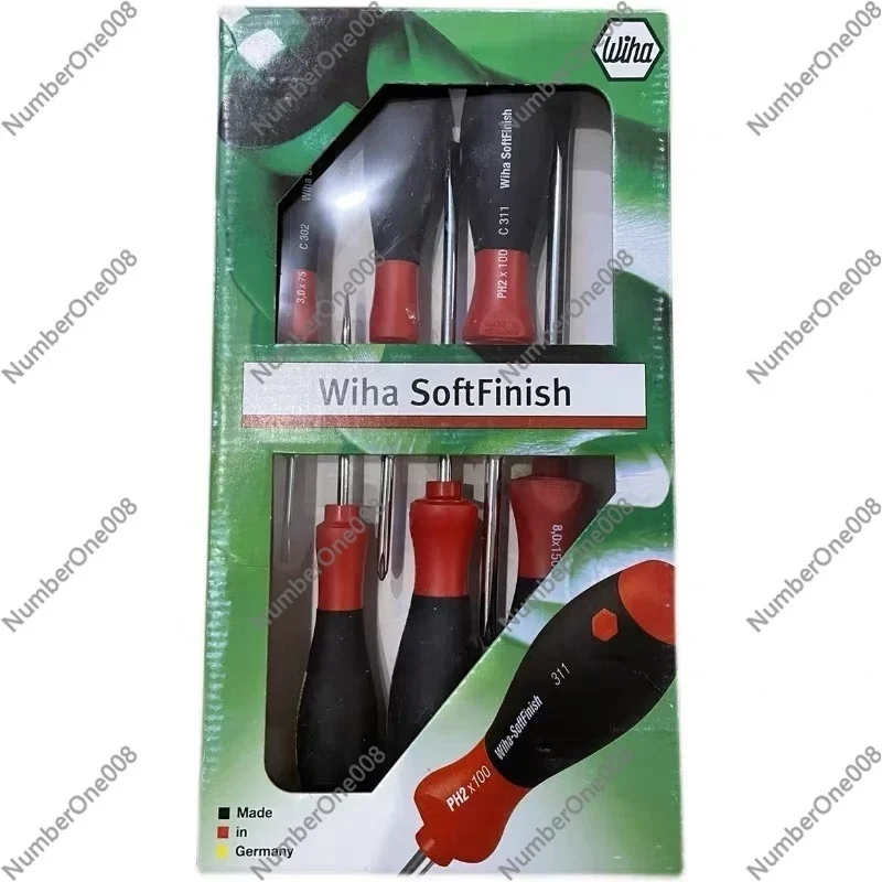 

German Old Wiha Weihan 07152 Cross One-word Screwdriver Combination Screwdriver 6-piece Set C302 HK6 SO