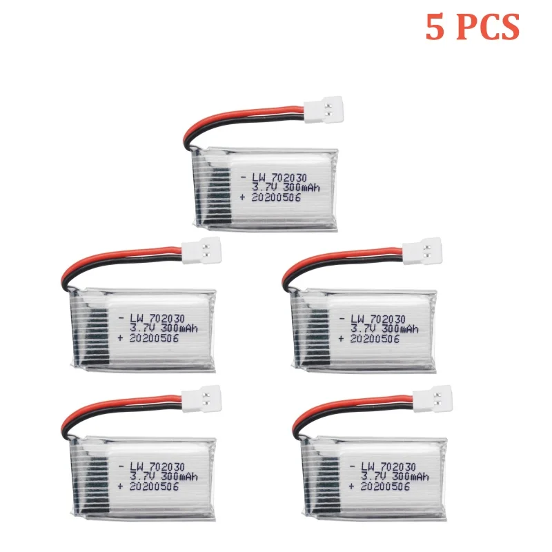 3.7V 300mAh lipo batterij Voor E55 FQ777 FQ17W DFD F180 FY530 U816 U830 H107 X11C Batterij 20C 702030   Voor RC Quadcopter reserveonderdeel