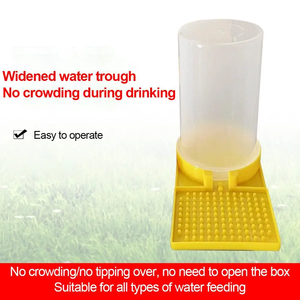 2 Types Beekeeping Bee Feeder Honey Bee Drinking Water Feeding Watering Bees Tools Supplies Feeding Plastic Bee Drinker Tool