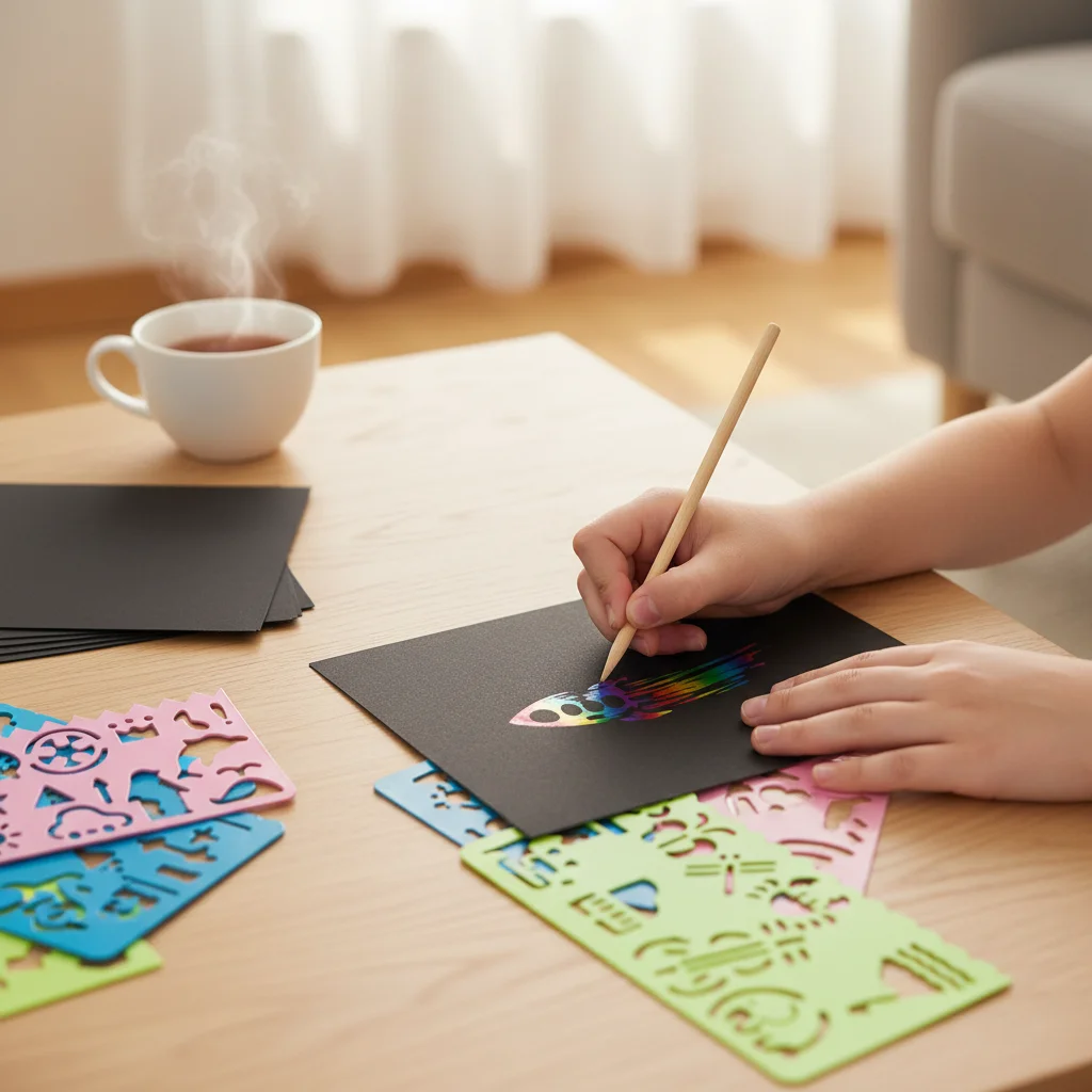 กระดาษขูดลายสำหรับเด็ก วัสดุงา - Art Craft Easy With Paper บทวิจารณ์และราคา
