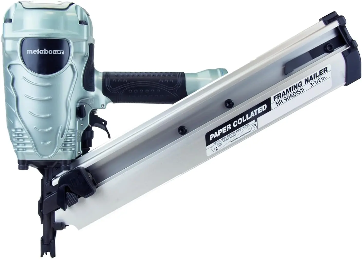 Framing Nail Gun for Flooring, Truss Assembly, Roof Sheathing, and Home Construction, Fast-Action Nail Switching, 3.5-Inch 30-Degree Paper Collated Nails