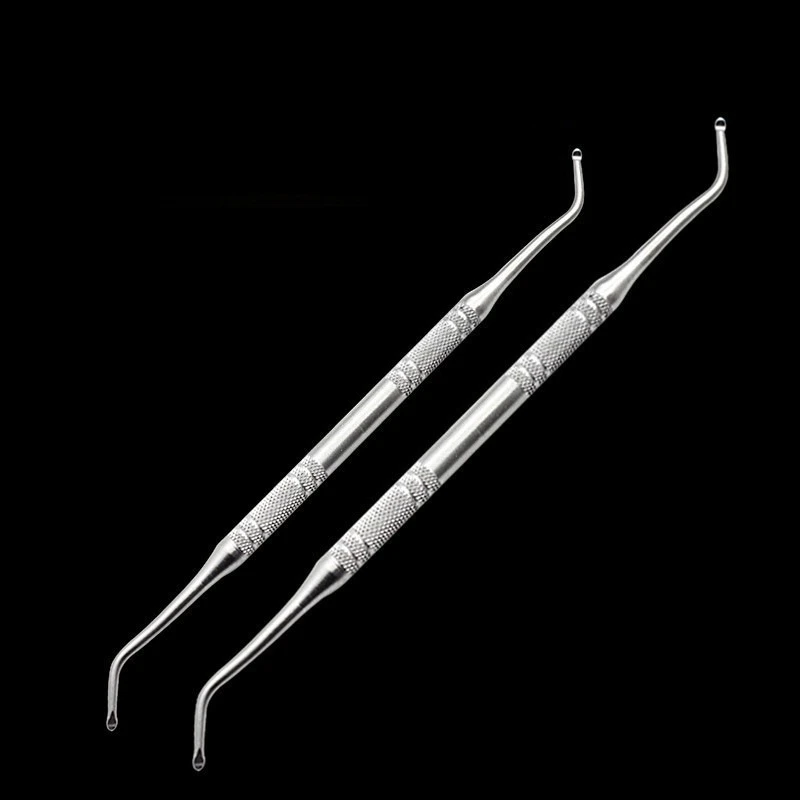 Zehennagelpflege Haken Eingewachsene doppelseitige Korrekturheber für eingewachsene Zehen Nagelfeilen Paronychie Pflege Fußreinigungswerkzeuge