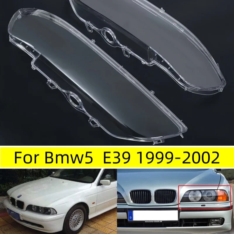 

Car Headlight Lampshade Cover Shell Glass Lens Automobiles Head Light Lamp Lens Kit For Bmw 5 Series E39 1999 2000 2001 2002