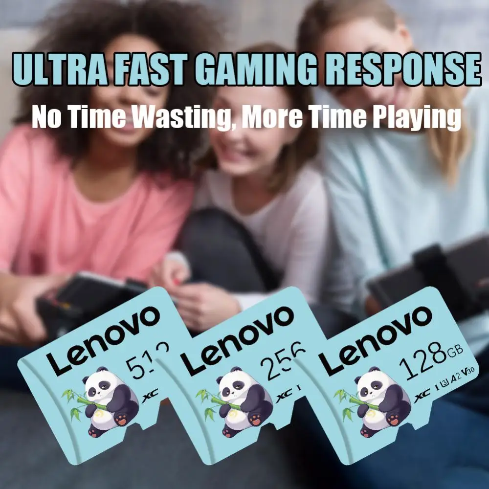 Original Lenovo Memory SD Card 128GB 256GB 512GB 1TB High Speed Class10 SD/TF Flash Card For Camera/Phone Mini SD Card NEW