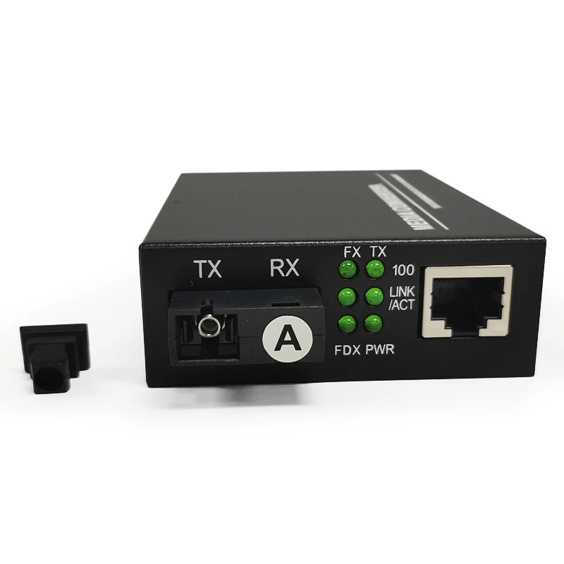 HTOC Gigabit 1 Fiber 1 RJ45 Optic Media Converter GS-03 Single Mode Single Fiber Transceiver 1 Pair 20/40/60/80KM