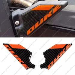 For 990 Duke 2024 2025 Motorcycle 3D Epoxy Resin Protective sticker Pedal Edge Stickers