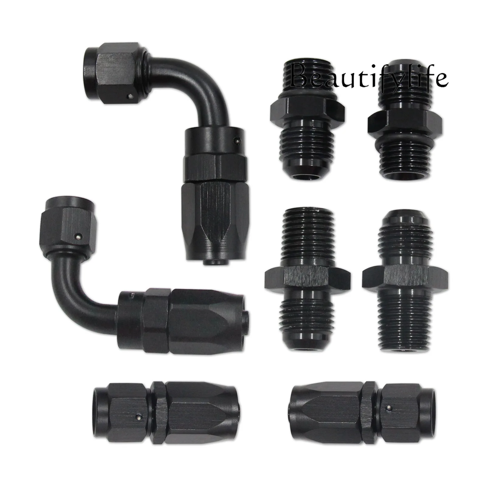 

For 4L60E 4L65E Automatic Transmission Cooler Line Kit Black-6AN