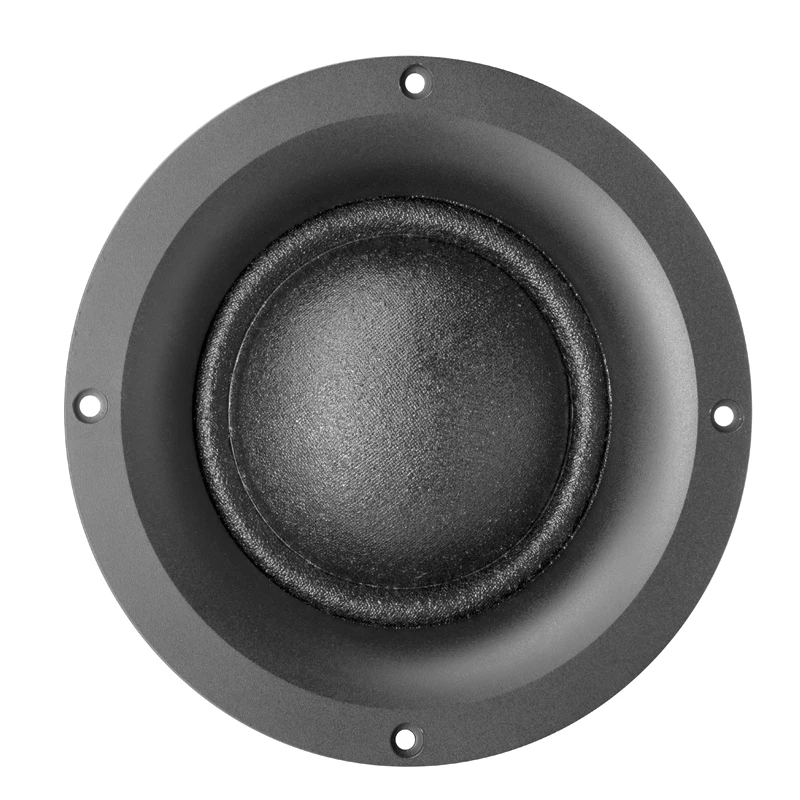 1 قطع الأصلي HiVi DM-7500/DM-7600 5 ''النسيج الأسود غشاء منتصف المدى مكبر الصوت وحدة سائق 5ohm 120 واط الألومنيوم الجولة
