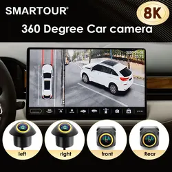 8K AHD 1080P Car 360° panoramic system camera for Android multimedia screen, Android multimedia system with 360APP function