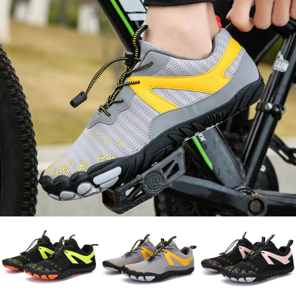 

Mens Five Fingers Shoes Breathable Outdoor Hiking Shoes Rubber Sole Adult Wading Shoes Easy Bending for Outdoor Trekking Walking