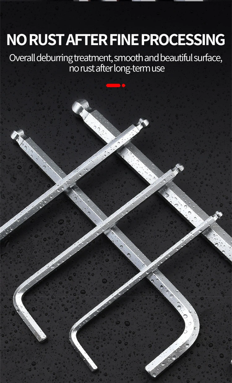 9-teiliges Torx-Sternschlüssel-Set, Inbusschlüssel, Sechskantschlüssel, Schlüsselsatz, Pflaumenblüte, Dual-End, L-Typ, Sternschraubendreher, Handreparaturwerkzeug – Detail 7