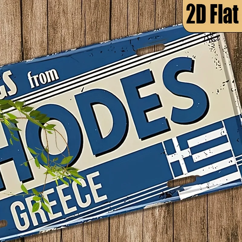 1pc, 2D FLAT, for Decoration Only, Retro Style Aluminum  Metal Sign