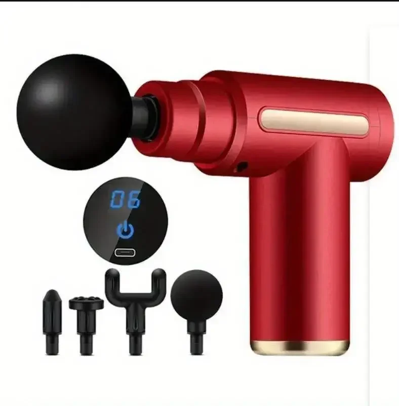Mini Spiermassagepistool Draagbare Body Massager Diepe Handheld Percussie Massager voor Lichaam Rug en Nek Been - afbeelding 1