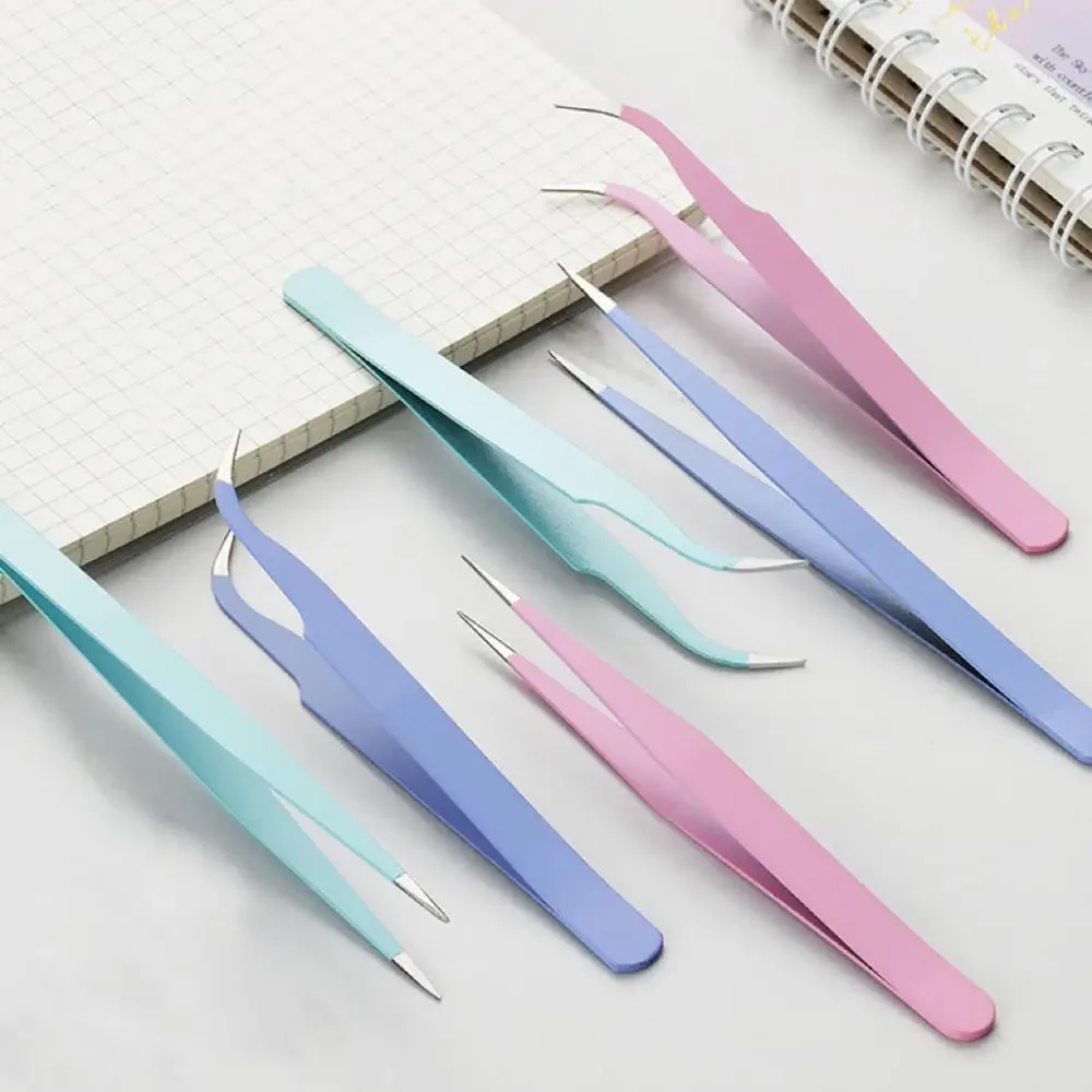 2pcs Tweezers Creative Color Clip for DIY Decroative Journal Diary Scrapbook Sticker Tool Back To School Student Supply