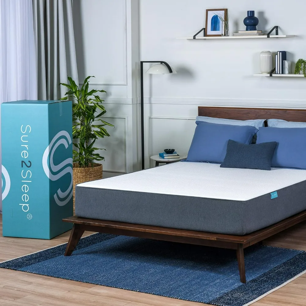 

Monterey Full Size 10-inch Med Firm Mattress. Fiberglass Free. Made in USA. Breathable HyPUR-Gel Sleeps Cool. CertiPUR-US