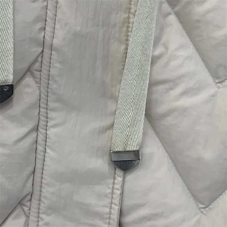 Autumn Winter Warm Knitted Patchwork Hooded Coat Women Thicken White Duck Down Jacket Parka Female Bigsize Long Puffer Outwears