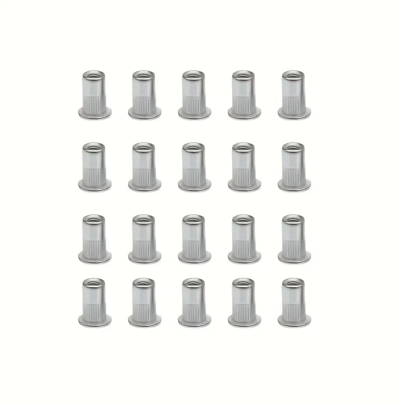Threaded Insert Nuts 60 pcs M4, Anti-Slip Embedded Design, Secure Threaded Connection, for Automotive Repair