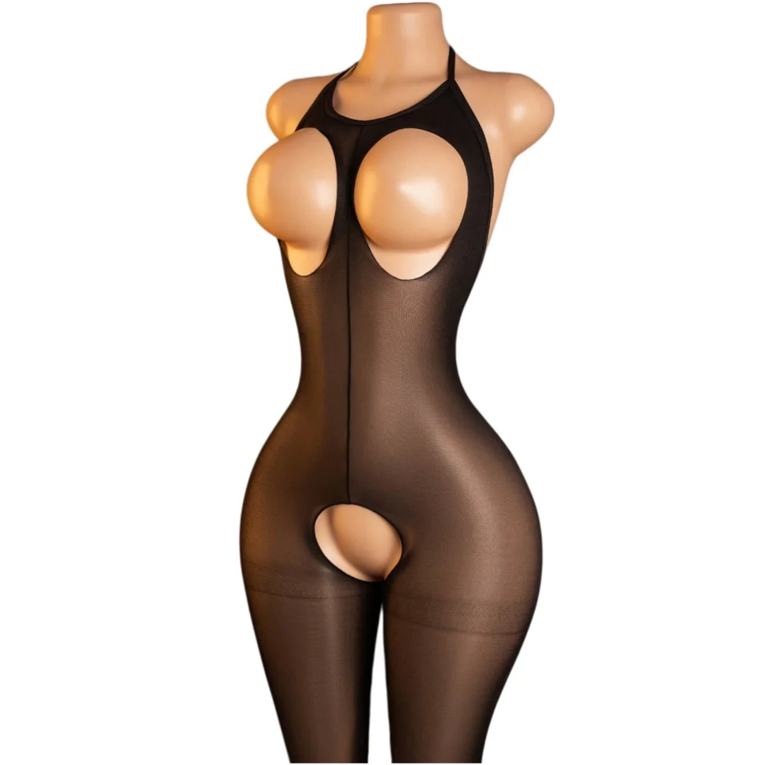 Nova lingerie sexy virilha aberta corpo meia bodysuit feminino pornô erótico lenceria sexual mujer crotchless catsuit trajes de látex