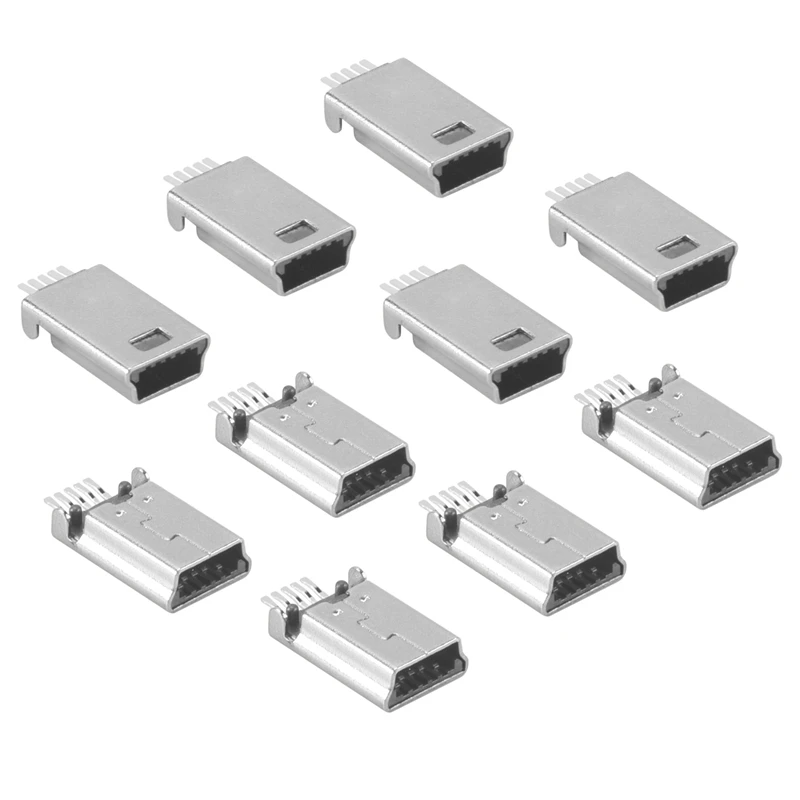 10 шт., разъём для пайки с разъемом USB Type-B