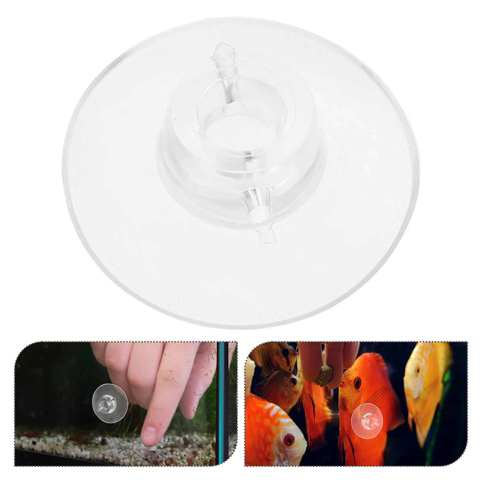 

20Pcs Aquarium Suction Cups Clear Design Secure Fixing for Plant Holders Airline Tubing Fish Tank Accessories Water Plants