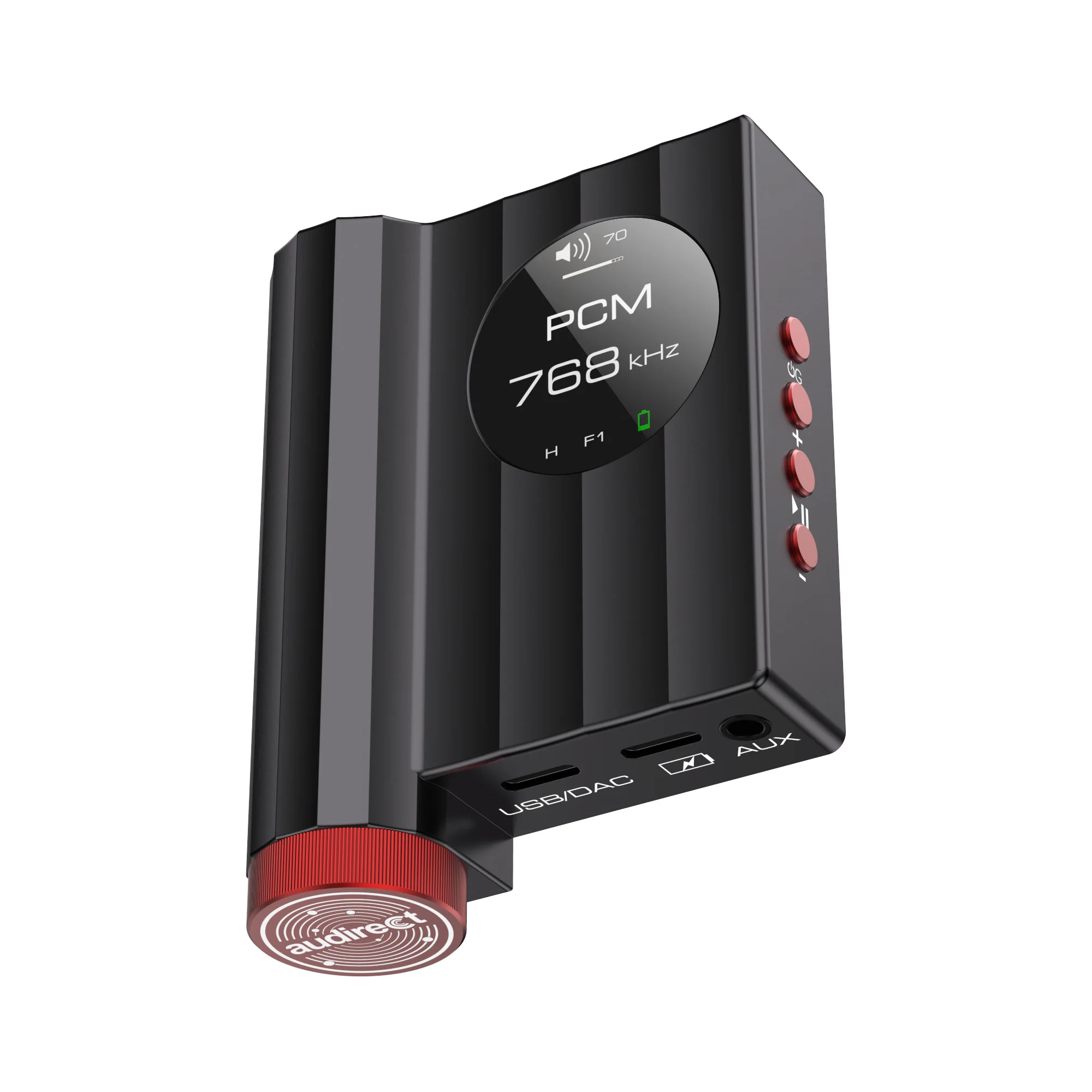 Audirect Team1 Magnetic Version – DAC/Amp with 3.5mm & 4.4mm Balanced Outputs and MagSafe Compatibility (for iPhone & Android)