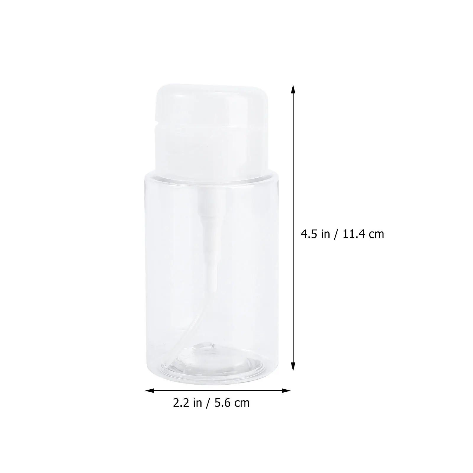 3 個のメイク落としボトル透明トラベルボトルポータブルプレスポンプボトル旅行キャンプ家庭用 160 ミリリットル