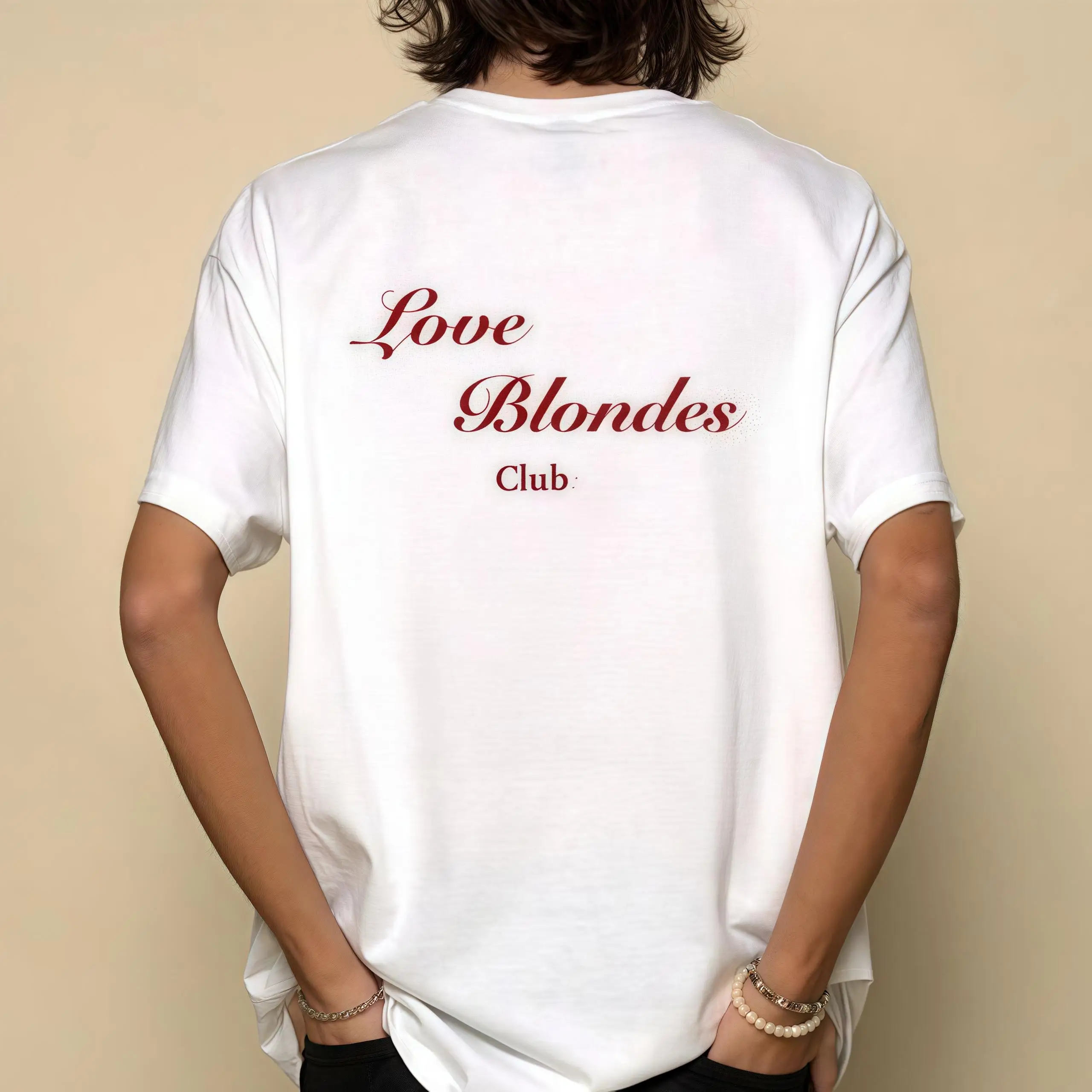 

Love Blondes Club T-shirt Funny Saying Tee for Men Women Gift for Blonde Lover