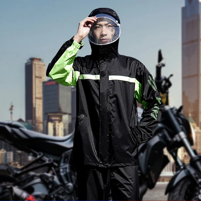 

Motorcycle Camping Raincoat Windbreaker Motorcyclist Waterproof Poncho Woman Raincoat Casaco De Chuva Household Merchandises