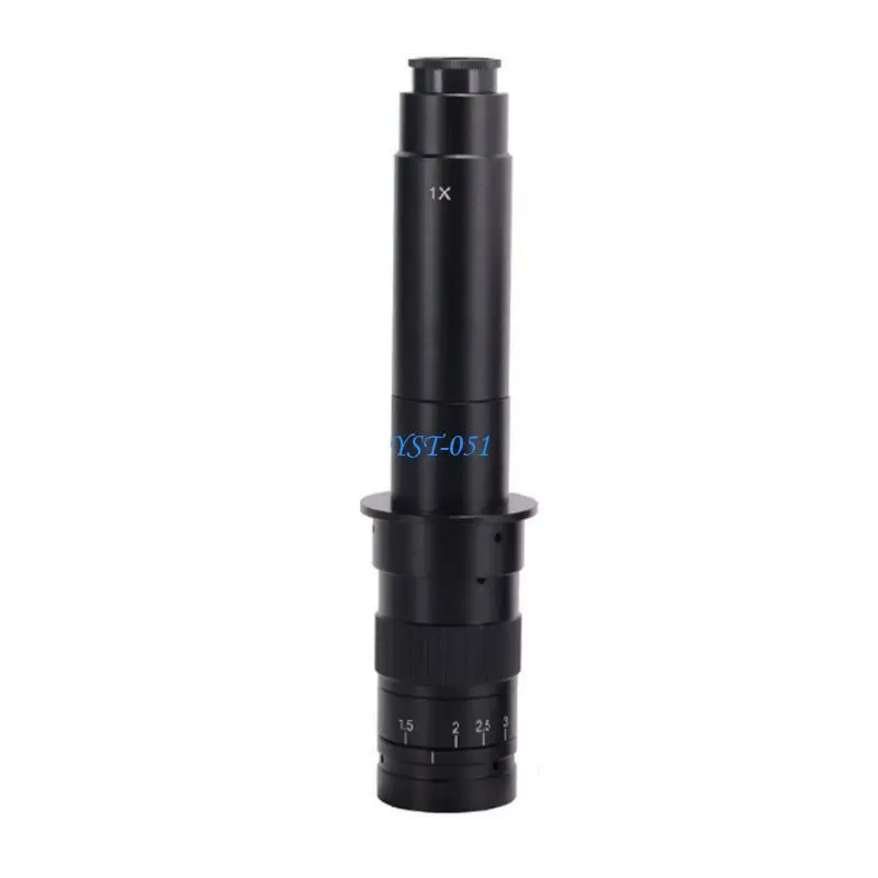 

E15A C-mount Lens 120X 180X 300X Zoom Adjustable 0.7X-4.5X Magnification