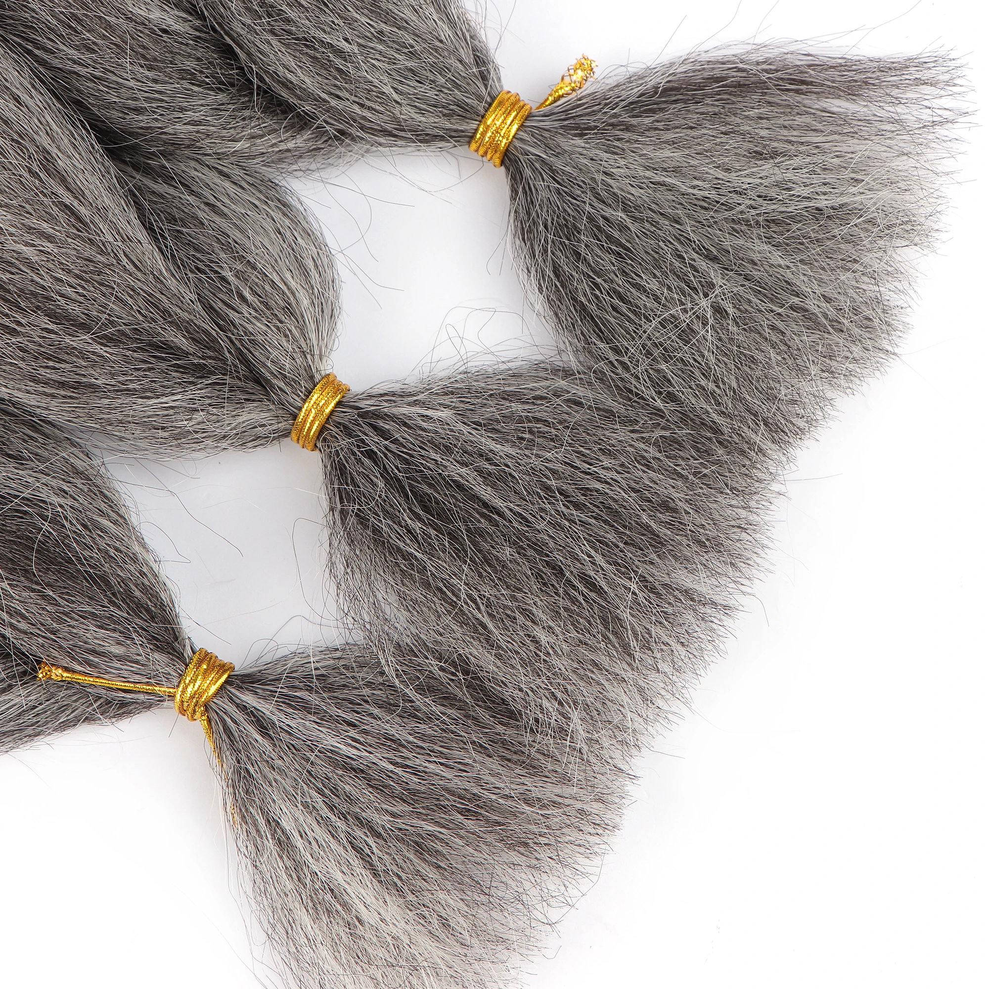 Orientfashion 26Inch Vixen Crochet Bulk Hair Synthetic Jumbo Braids Fluffy Yaki Straight Crochet Hair Afro Kinky Curly Braiding