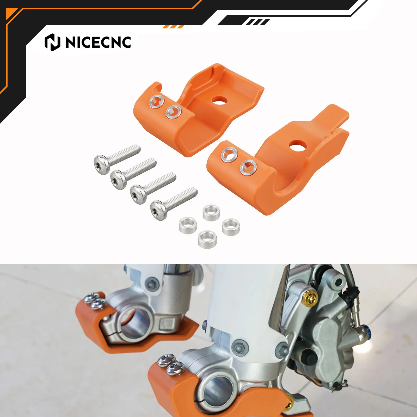 

NICECNC For KTM EXC 300 TPI SX 125 EXCF 350 SXF 450 XCW 500 XC 300 XC-F XCF-W 250 530 2003-2014 2013 2012 Fork Bottom Shoe Guard