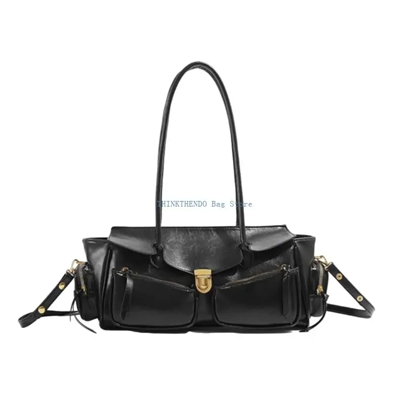 

340D Pu Leather Purse Clutch Shoulder Toted Handbag Shoulder Bag for Women Girls Crossbody Bag with Removable Straps Gifts