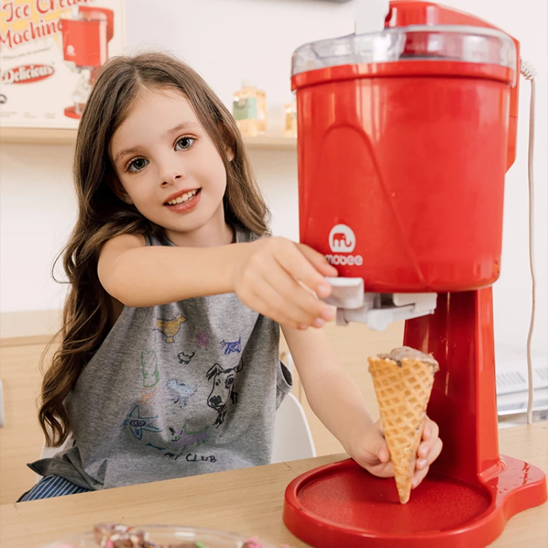 Ice Cream Machine Household Small Mini Automatic Cone Ice Cream Machine Children\'s Homemade Commercial DIY Ling Machine