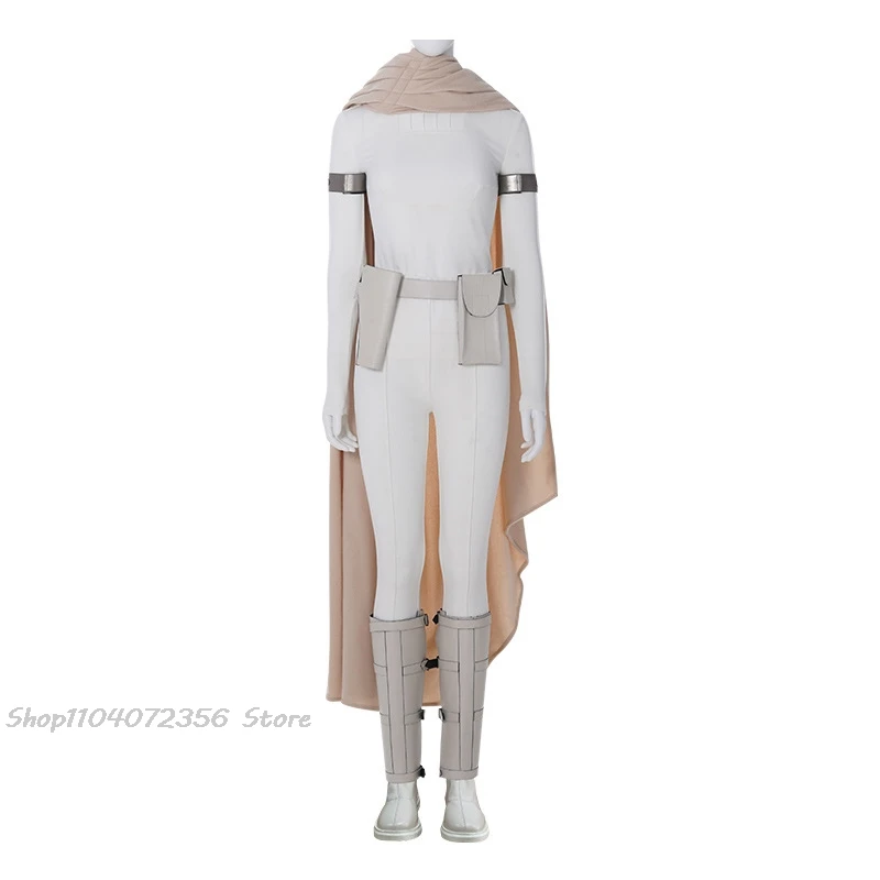 Padme Cosplay Amidala Movie Space Battle Fantasia Costume Travestimento per ragazze Donne Adulti Halloween Carnevale Party Suit