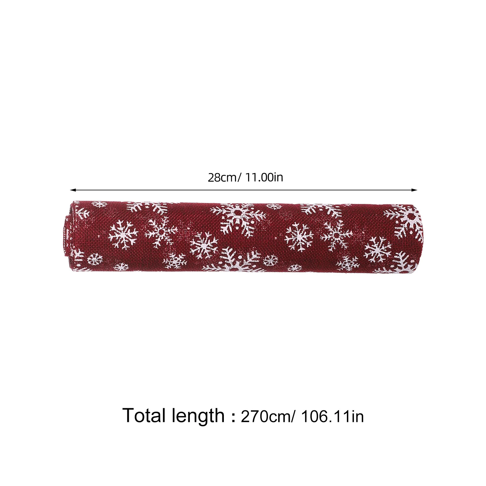 الثلج الجدول عداء عيد الميلاد الأحمر الأبيض الثلوج نمط الطعام المطبخ عطلة الطرف الديكور مزرعة نمط 106.11X11 #5