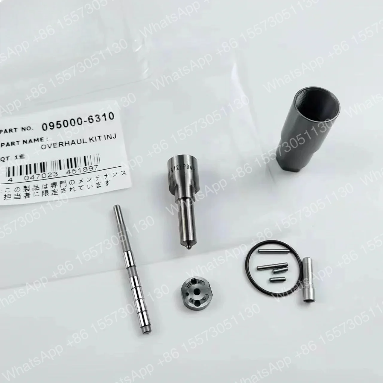 6 Set/Lot Overhaul Kit 095000-6310 (Nozzle:DLLA127P944 Orifice Plate 4# ) Repair Kit For Common Rail Injector