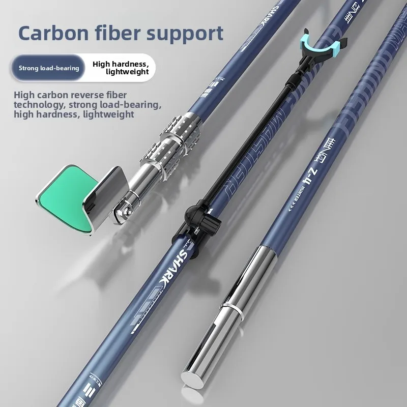 新型カーボン釣竿スタンド超軽量スーパーハードビッグゲームフィッシング多機能釣り椅子釣り竿ブラケット